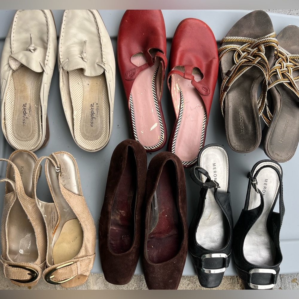 LOT OF size 7 Women's Shoes
Will sell individually for 15 each